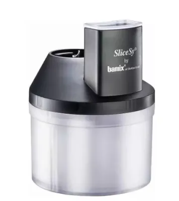 Bamix SliceSy viipalointi ja -raastinlaite, kaikkiin malleihin, musta