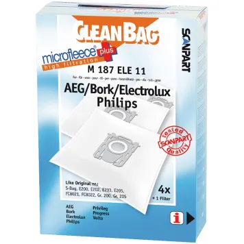 Scanpart Pölypussi S-Bag(AEG/Bork/Electrolux/ Philips) 4kpl Pakkaus