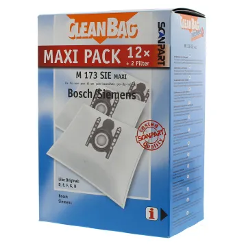 Scanpart Pölypussi Bosch & Siemens imureille 12kpl Pakkaus