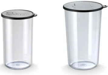 Bamix Kulhosetti, 600 ml, 400 ml