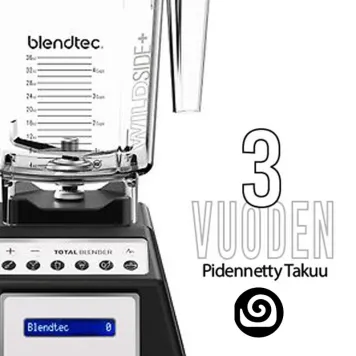 Blendtec-lisätakuu, 3 vuotta Classic 575-mallille